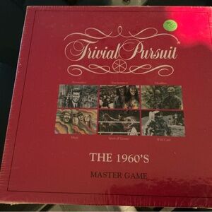 Trivial Pursuit Board Game by Parker Brothers the 60s